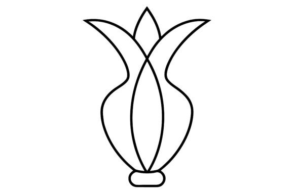 Abstract Flower Vase Line Sketch: A Practical Guide to Modern Minimalist Design