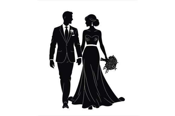 Capturing Romance: The Versatility of a Silhouette of a Newlywed Couple
