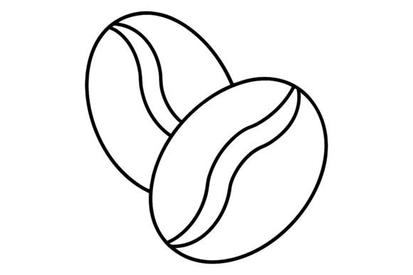 Coffee Beans Minimal Line Art: The Modern Standard for Branding and Design
