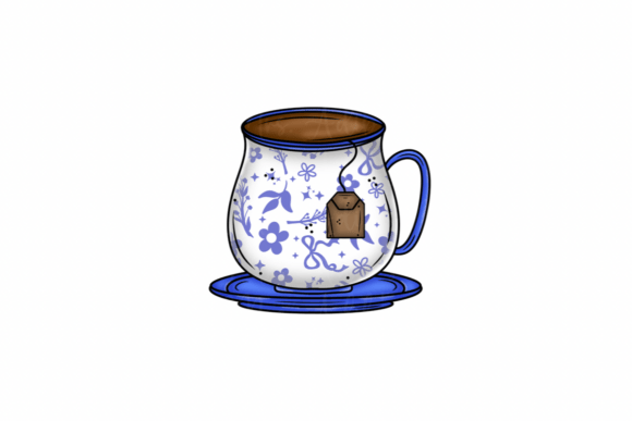 Cozy Tea Cup PNG for Your Designs