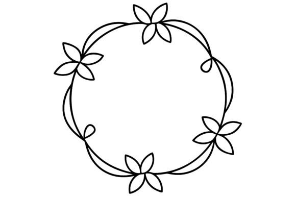 The Art of Simplicity: Mastering Abstract Floral Wreath Line Art for Modern Design