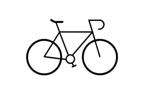 The Elegance of Simplicity: Mastering Bicycle Outline Minimal Line Art