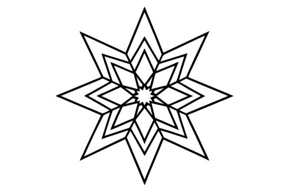 The Power of Minimalism: Integrating the Abstract Star Mandala Sun Line Drawing into Modern Design