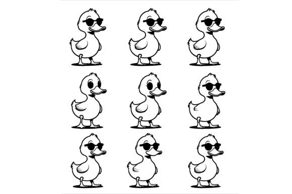 Vector Art of Collection of Ducks: Design Guide